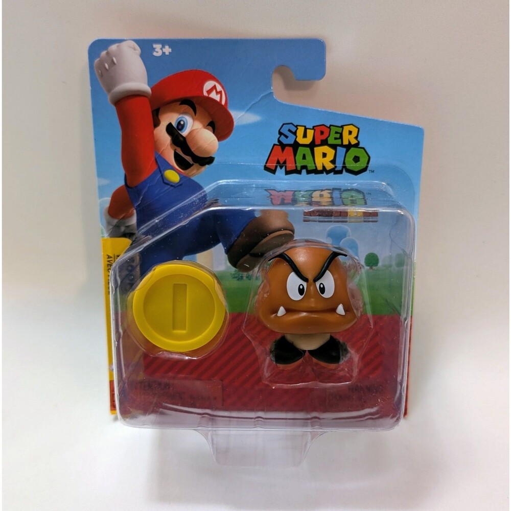 Super Mario Goomba with Coin 2.5 Inch Action Figure -Jakks Pacific